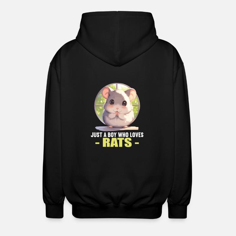 Rat Rat - Veste à capuche unisexe - noir