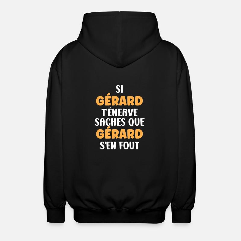 Gerard - Veste à capuche unisexe - noir