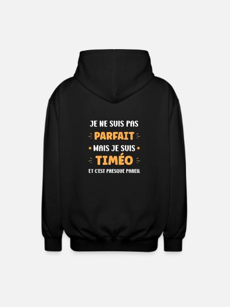 Timo - Veste à capuche unisexe - noir