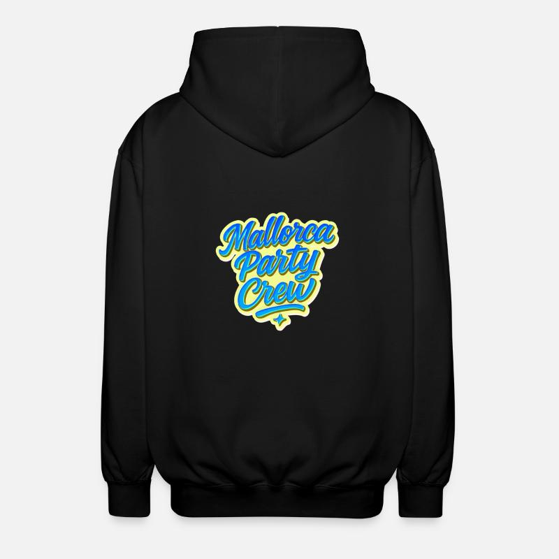 Mallorca Party Crew - Unisex Hooded Jacket - black