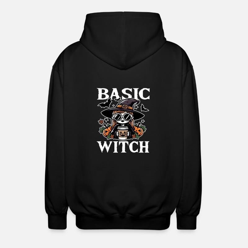 BASIC WITCH - CADEAU D’HALLOWEEN - Veste à capuche unisexe - noir