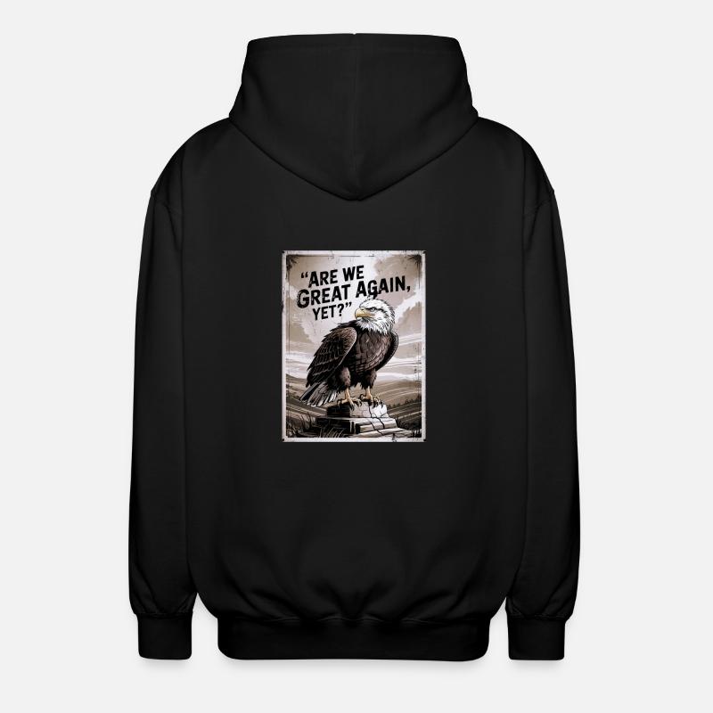Sommes-nous à nouveau grands ? - Veste à capuche unisexe - noir