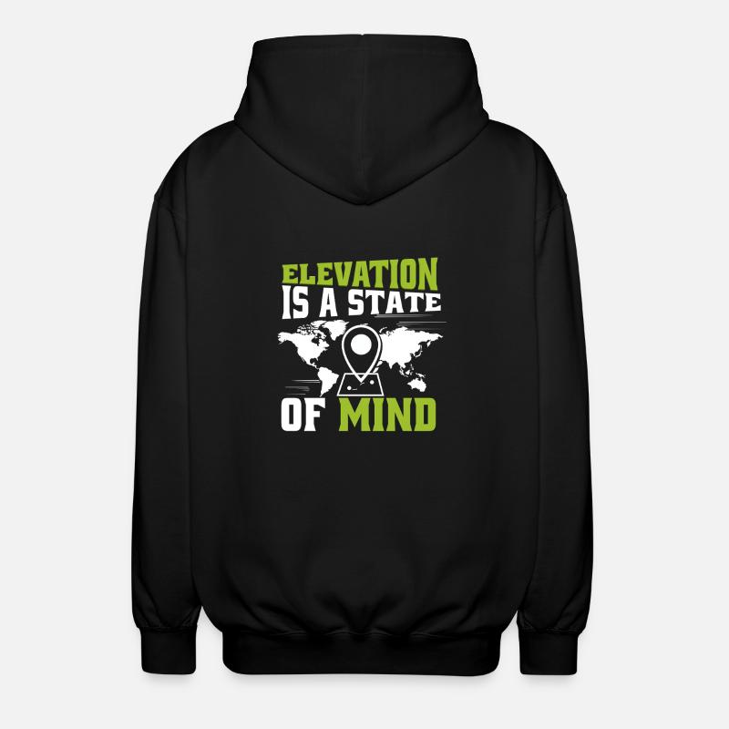 Geografische Informationssysteme - Unisex Kapuzenjacke - Schwarz