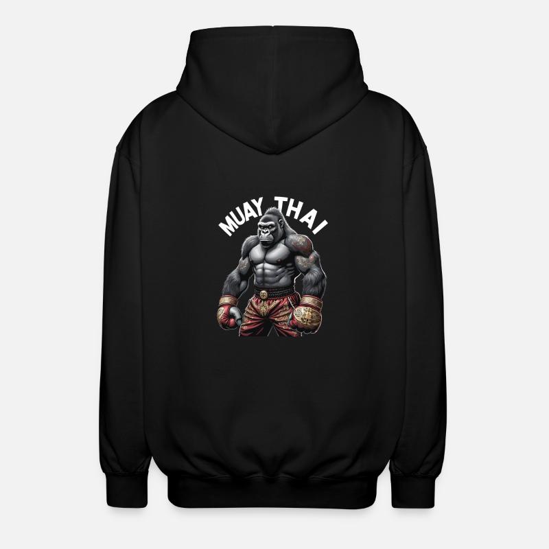 Boxe Muay Thai - Veste à capuche unisexe - noir