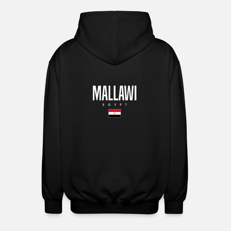 Mallawi, Égypte - Veste à capuche unisexe - noir