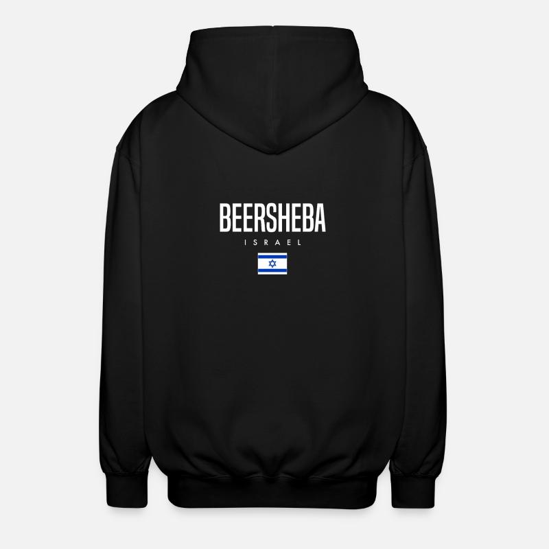 Beersheba, Israël - Veste à capuche unisexe - noir