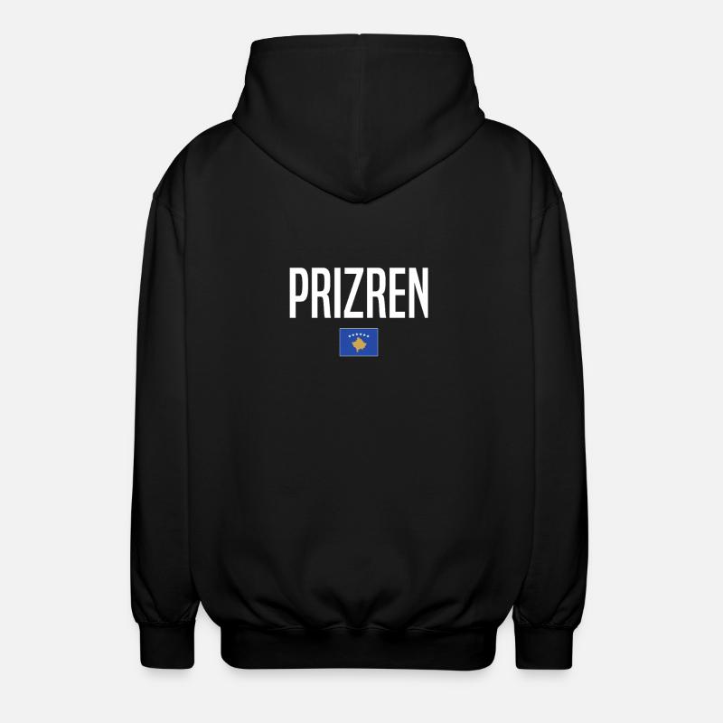 Prizren, Kosovo - Veste à capuche unisexe - noir