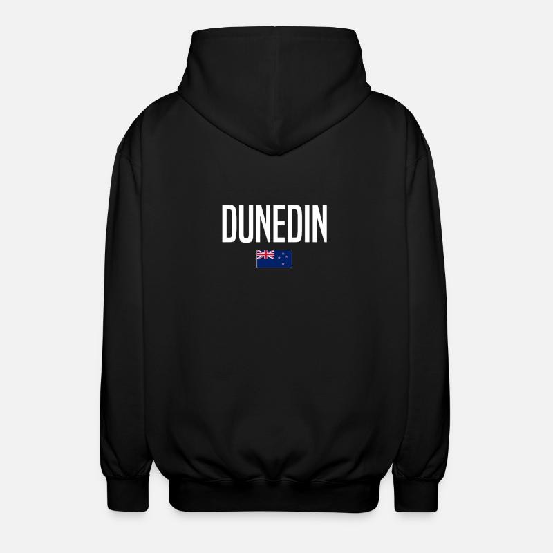 Dunedin Neuseeland - Unisex Kapuzenjacke - Schwarz