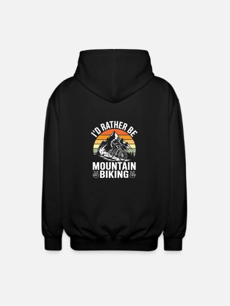 VTT Vélo Cyclisme - Veste à capuche unisexe - noir