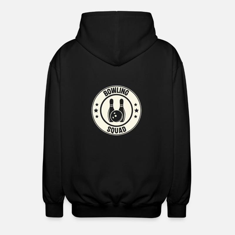 Bowling - Unisex Kapuzenjacke - Schwarz