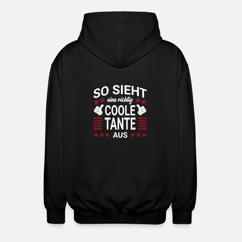 Style tante cool - Veste à capuche unisexe - noir