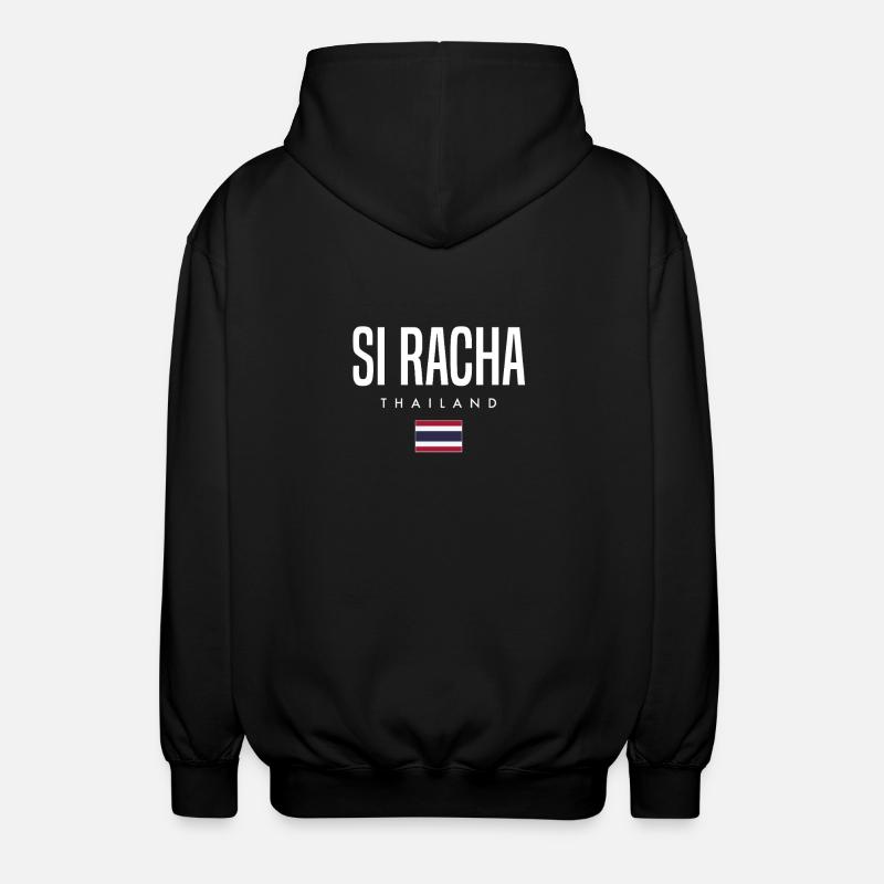 Si Racha, Thaïlande - Veste à capuche unisexe - noir