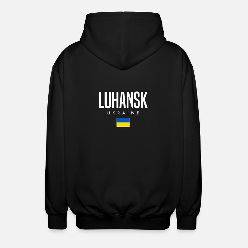 Ukranin de Louhansk - Veste à capuche unisexe - noir