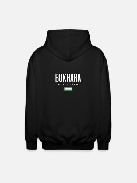 Boukhara, Ouzbékistan - Veste à capuche unisexe - noir