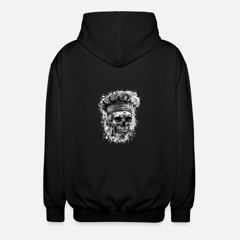 Chef Chef Crâne - Veste à capuche unisexe - noir