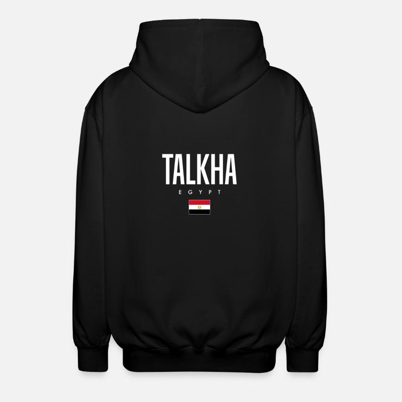 Talkha Égypte - Veste à capuche unisexe - noir