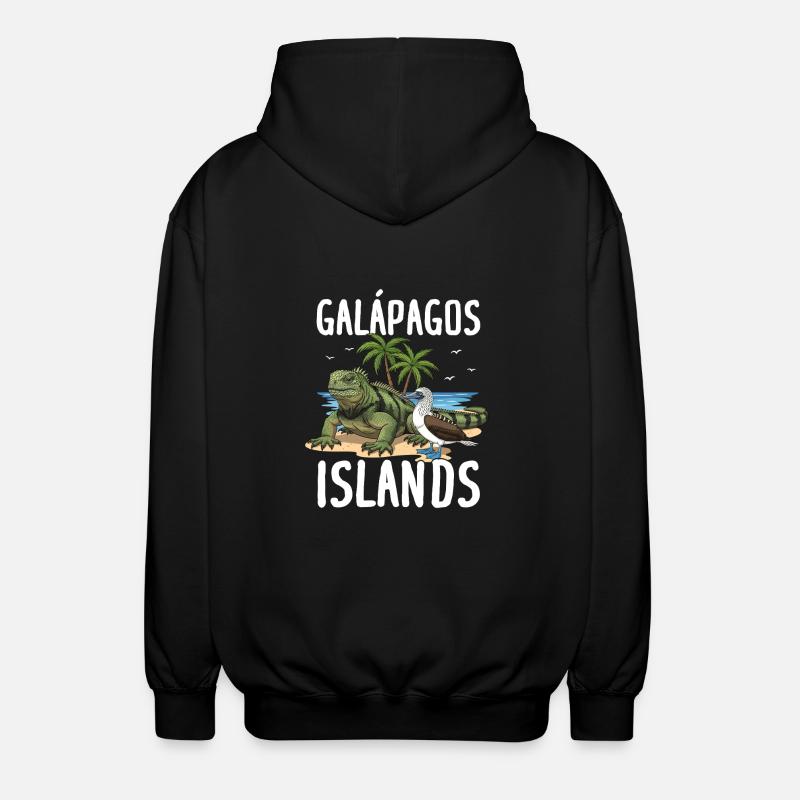 Galapagos Islands - Unisex Kapuzenjacke - Schwarz