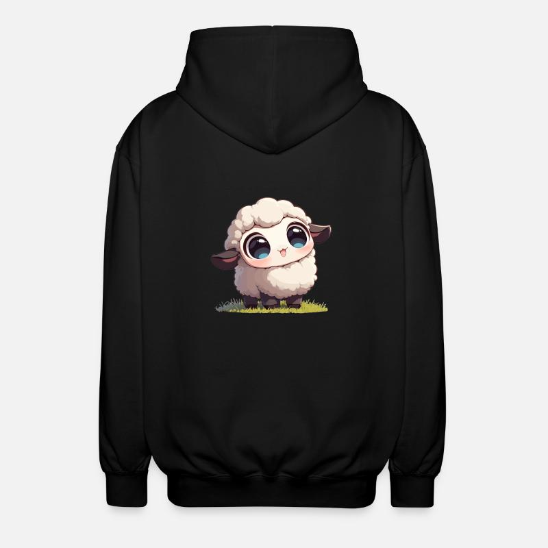 Sheep Sheep - Unisex Hooded Jacket - black