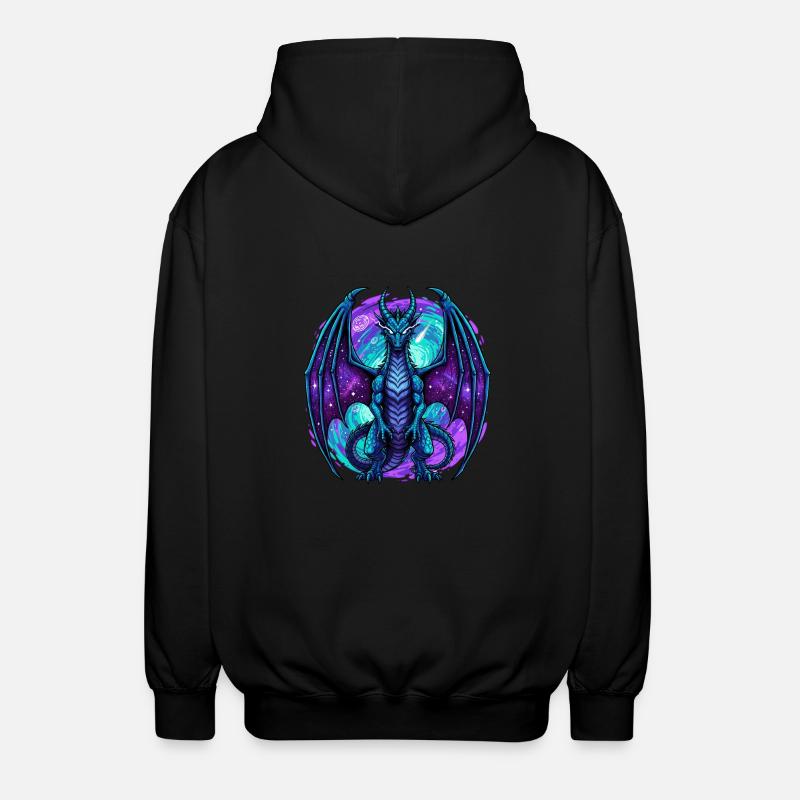 Blue Dragon - Unisex Kapuzenjacke - Schwarz