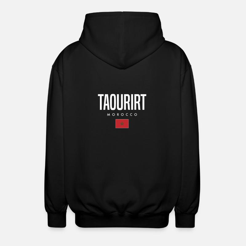 Taourirt, Maroc - Veste à capuche unisexe - noir