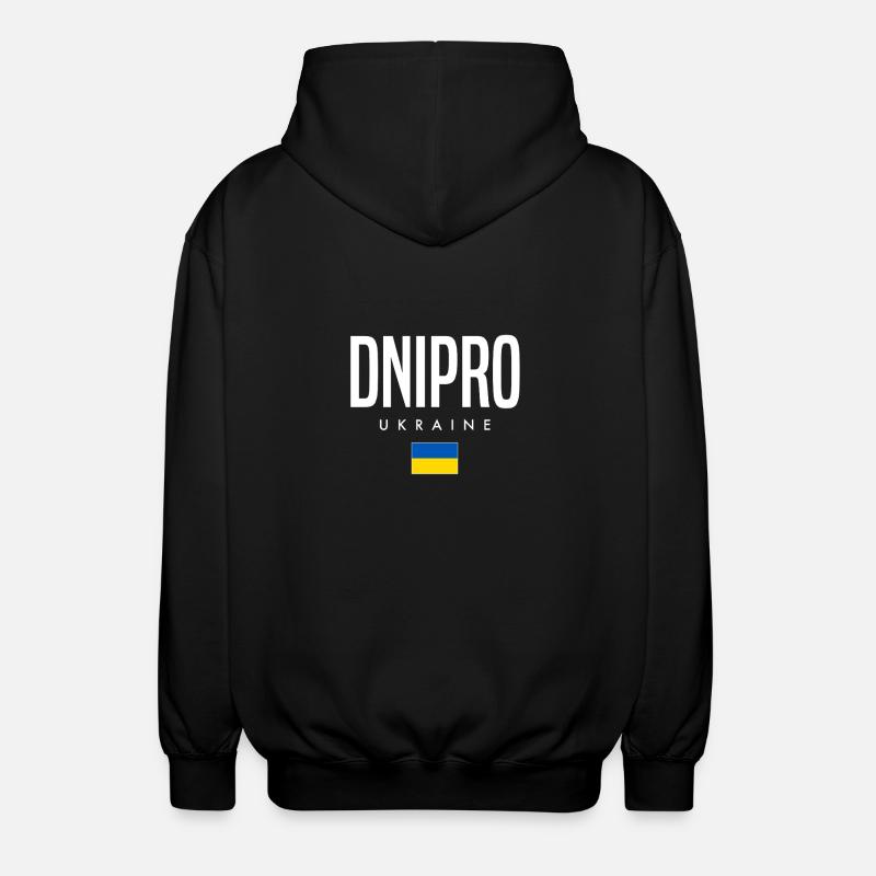Dnipro, Ukraine - Veste à capuche unisexe - noir