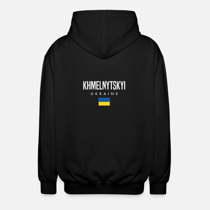 Khmelnytskyi Ukraine - Unisex Kapuzenjacke - Schwarz