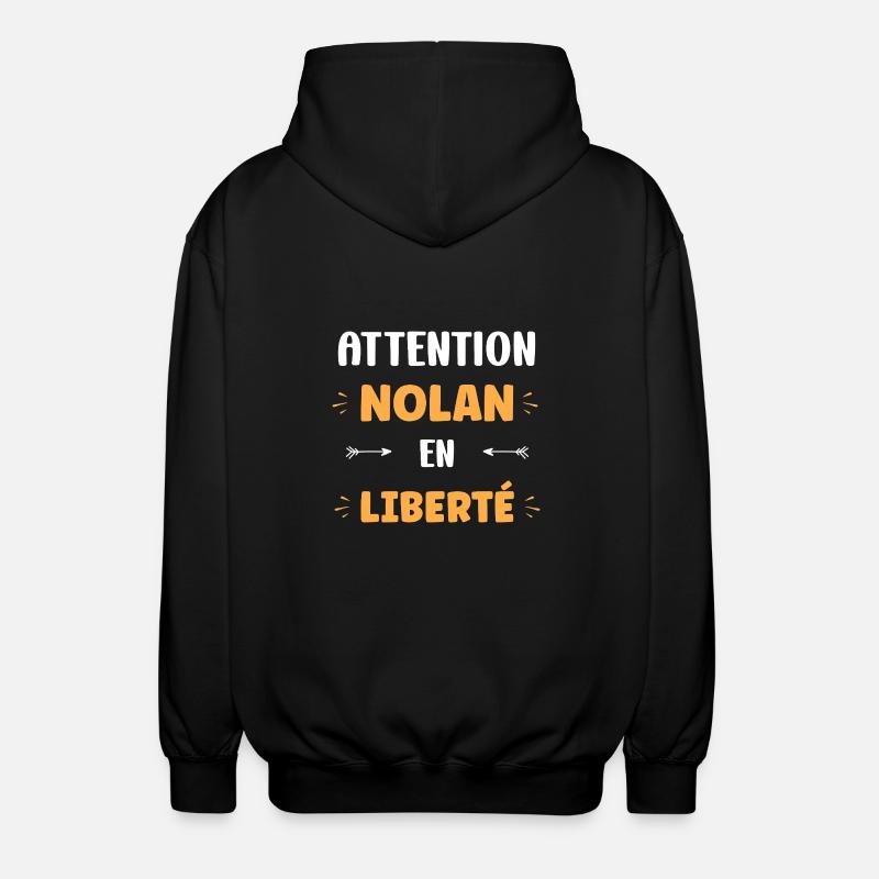 nolan - Veste à capuche unisexe - noir