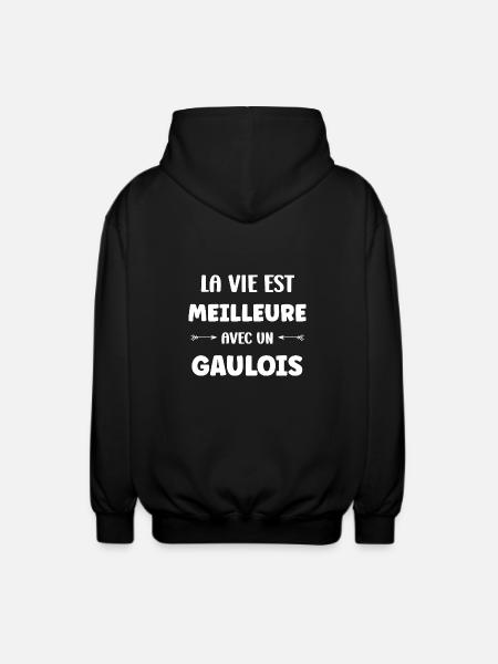 Gaulois - Veste à capuche unisexe - noir