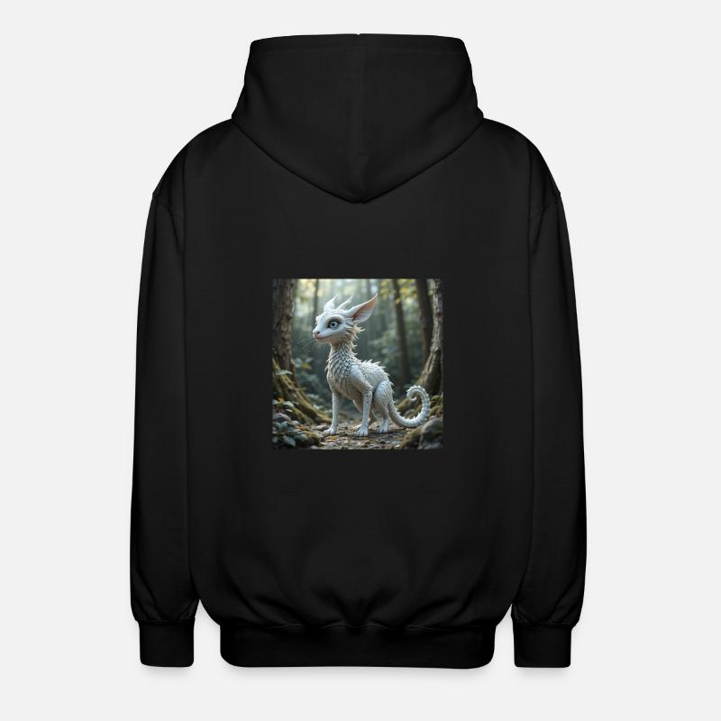 FabelDinicus1 - Unisex Kapuzenjacke - Schwarz