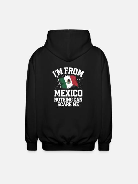 Mexico Mexico Mexican Spanish - Unisex Hooded Jacket - black