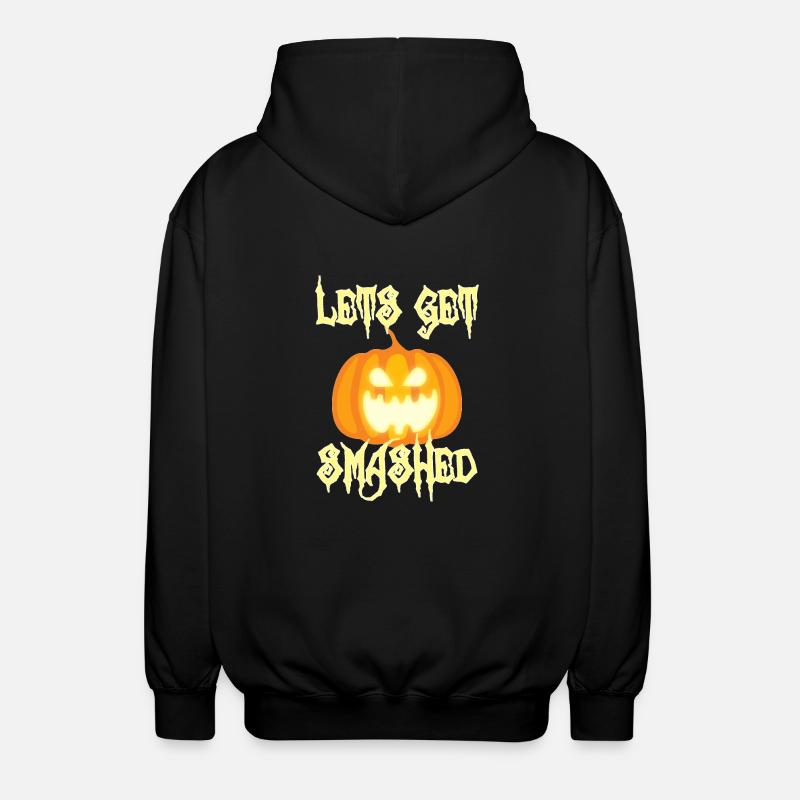 Halloween: Let´s Get Smashed - Unisex Kapuzenjacke - Schwarz