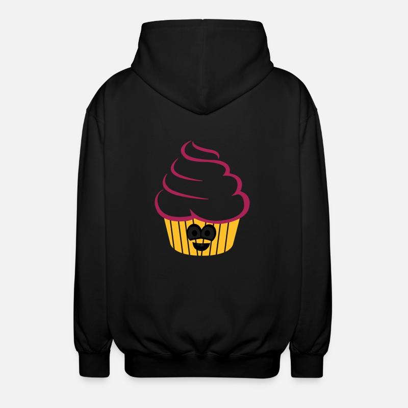 cupcake_funny - Veste à capuche unisexe - noir
