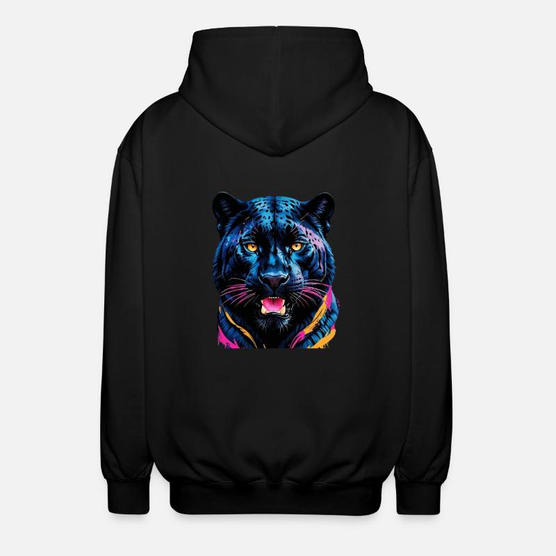 Tiger - Unisex Kapuzenjacke - Schwarz