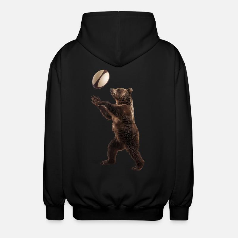 Tragen - Unisex Kapuzenjacke - Schwarz
