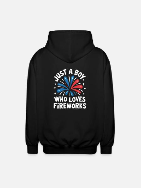 Pyrotechnics Fireworks Pyrotechnics - Unisex Hooded Jacket - black