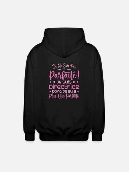 En mere end perfekt instruktør, et drømmejob - Unisex hættejakke. - sort