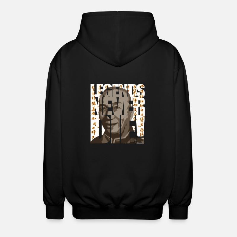 legends never die - Unisex Kapuzenjacke - Schwarz