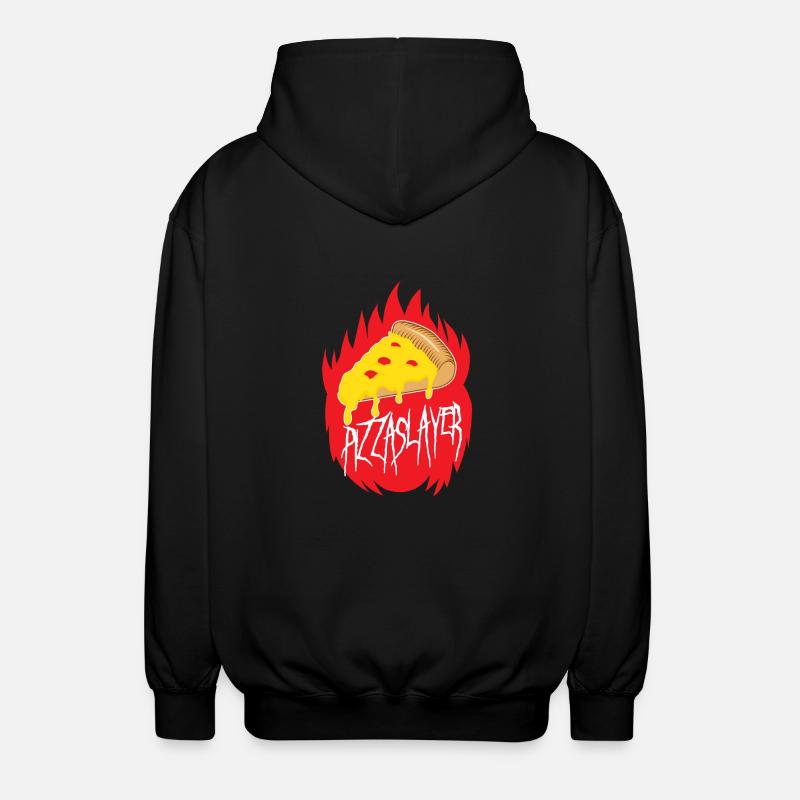 Pizza Slayer - Unisex Kapuzenjacke - Schwarz