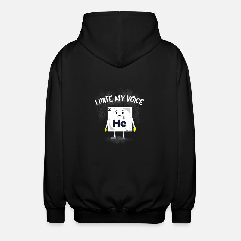 Cadeau d'hélium bras - Veste à capuche unisexe - noir
