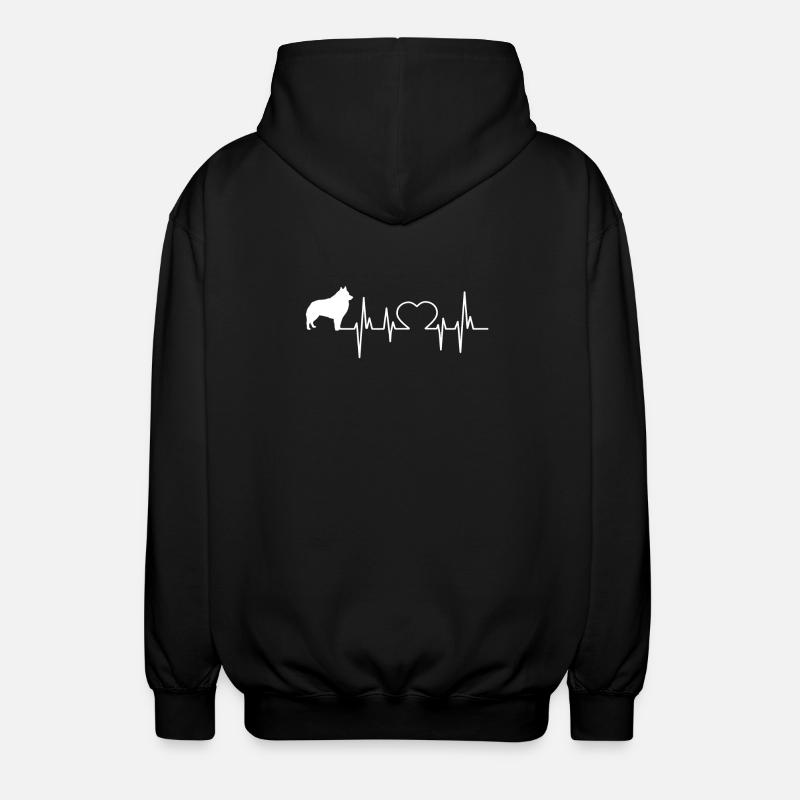 Schipperke gift shirt - Unisex Hooded Jacket - black