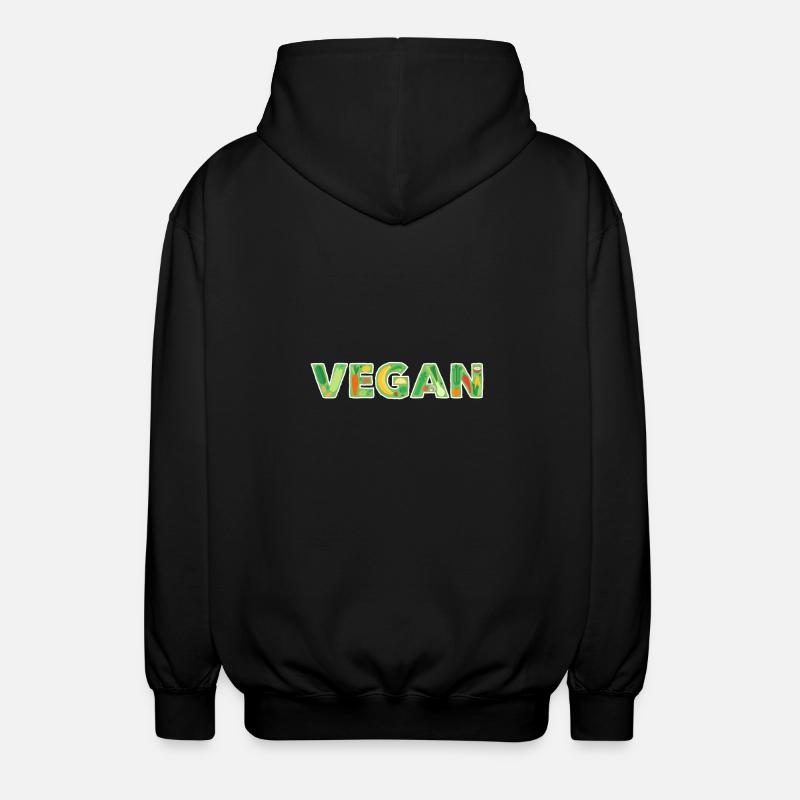 Vegan - Unisex Kapuzenjacke - Schwarz