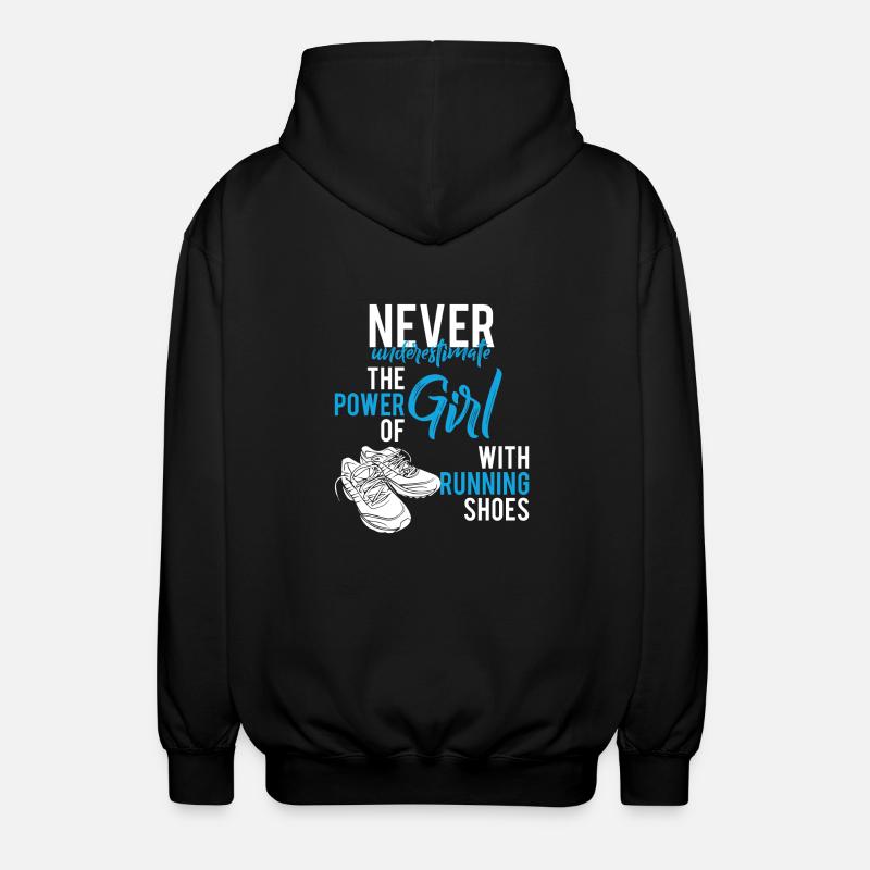 Courir - Course - Courir - Cadeau - Veste à capuche unisexe - noir