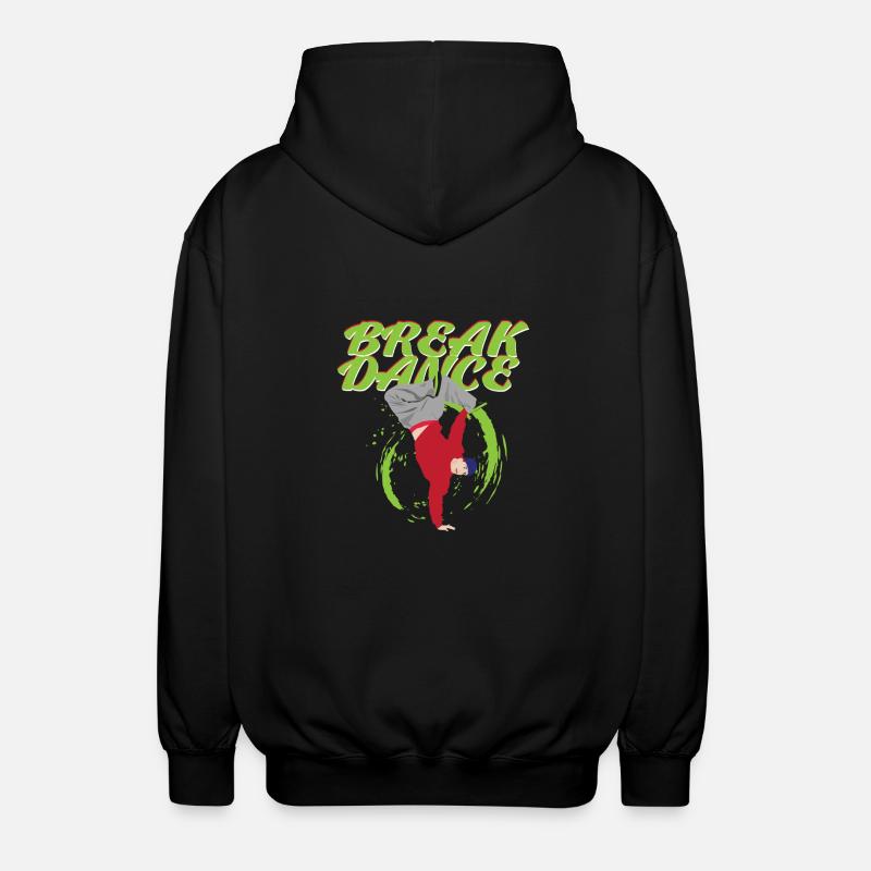 breikki - Unisex-hupparitakki - musta