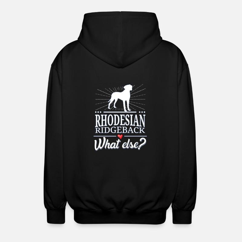 Rhodesian Ridgeback what else? - Unisex Kapuzenjacke - Schwarz