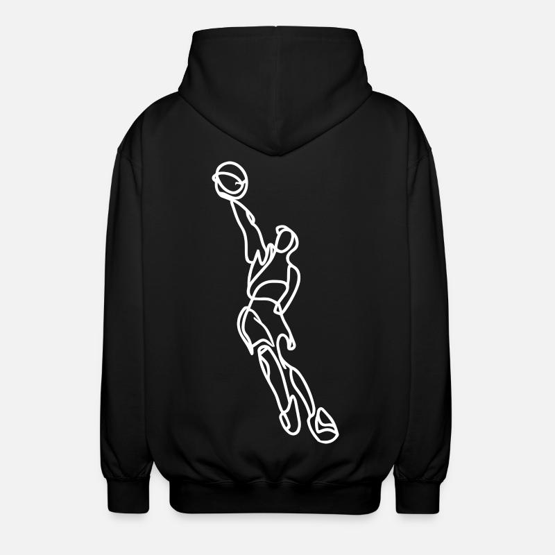 Basketteur - Veste à capuche unisexe - noir