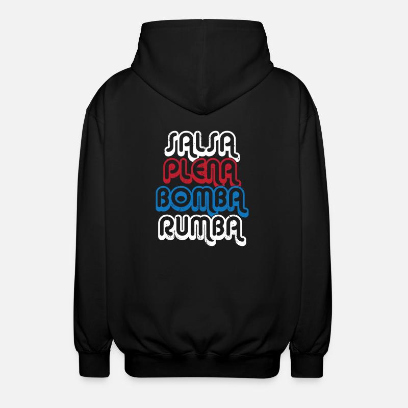 Salsa Dancer Dancer - Unisex Hooded Jacket - black