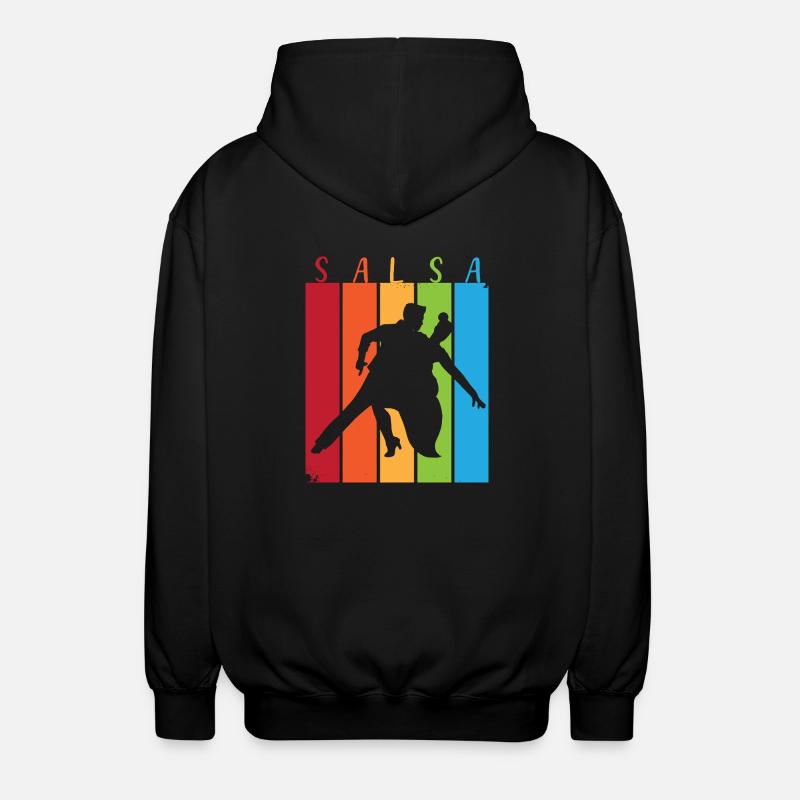 Danseuse de salsa Danseuse - Veste à capuche unisexe - noir