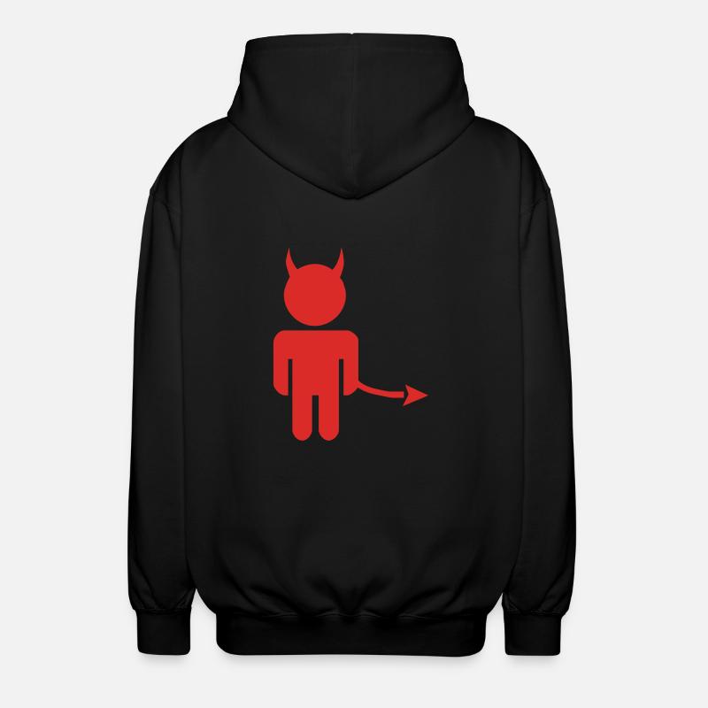 little_devil - Unisex Hooded Jacket - black