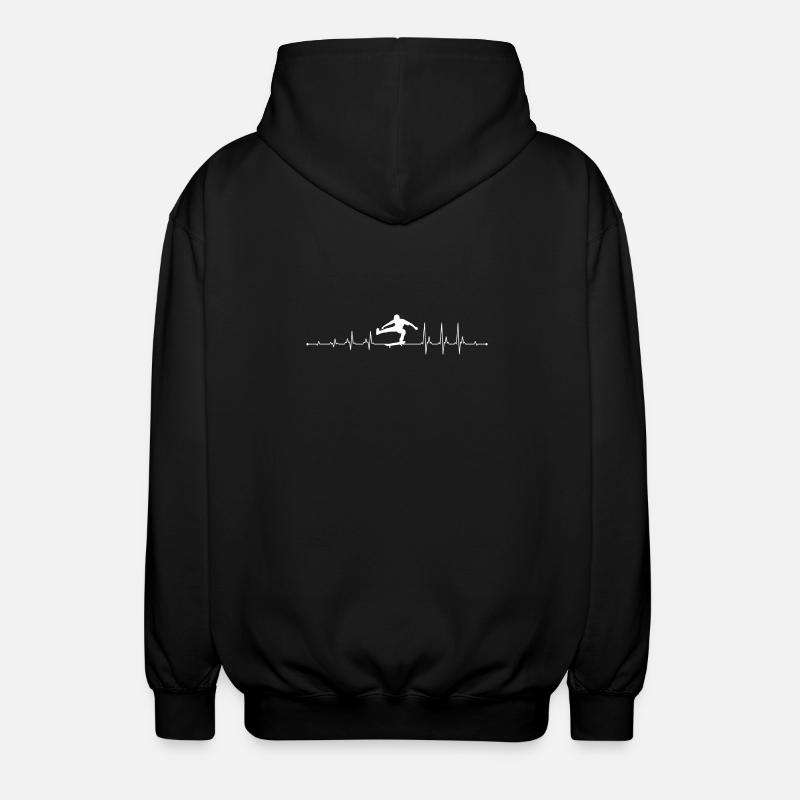 Skate Pulse Silhouette - Veste à capuche unisexe - noir