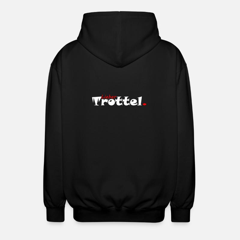 Cher idiot maladroit - Veste à capuche unisexe - noir